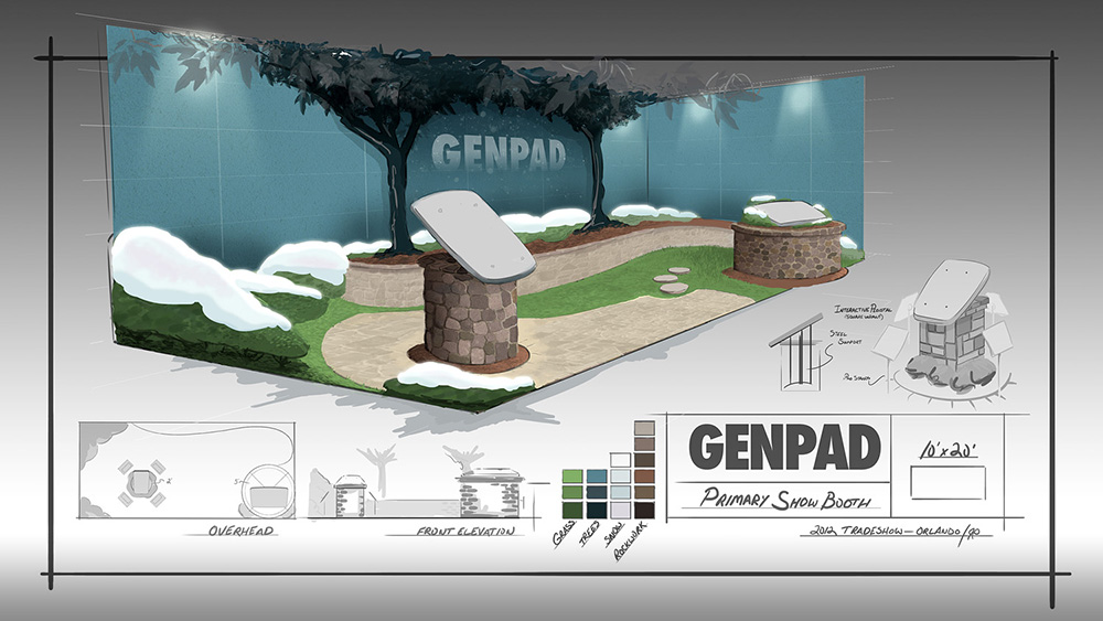 GenPad Tradeshow Booth